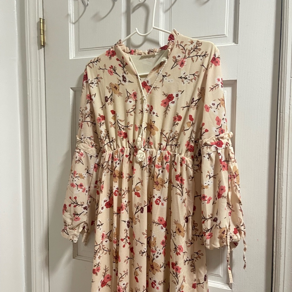 Floral Long Sleeve Dress